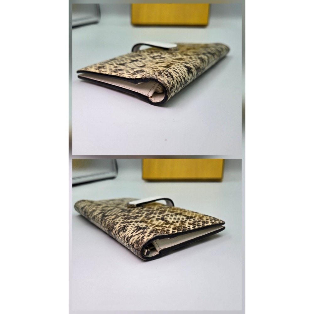 Fendi Roma Long Wallet Snakeskin Python Leather W… - image 7